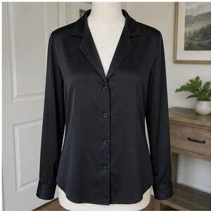 Black Puff Sleeve Top